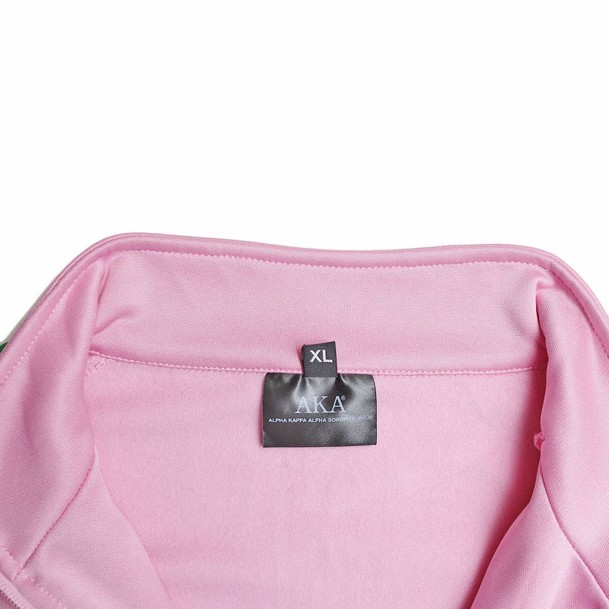 AKA Greek Apparel Pink Zip Up Track Jacket