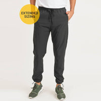 Mono B MEN - Black Cinched Ankle Active Joggers