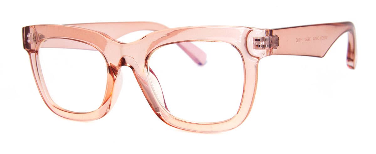 ECLECTIC - BLUE LIGHT COMPUTER GLASSES (Non-Magnifying): BLACK,  PINK or TORTOISE