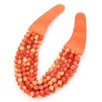 NEW CHUNKY BEADED LAYERED MAGNETIC NECKLACE