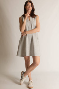 P. CILL Butter Modal Sleeveless Tennis Dress: Lemon Grass / Large