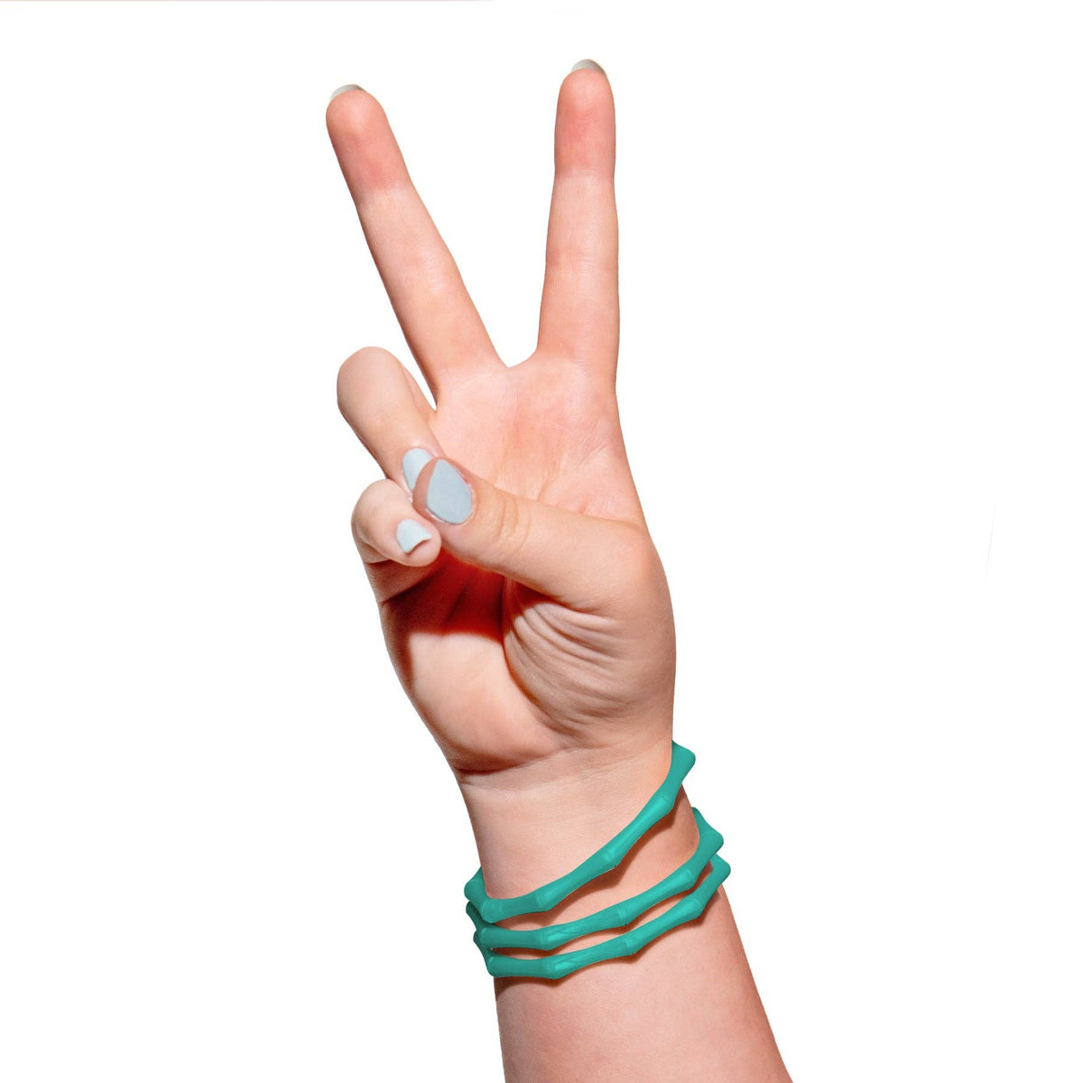 Waterproof Bamboo Bracelet | Travel-Ready Wristwear: Pearl