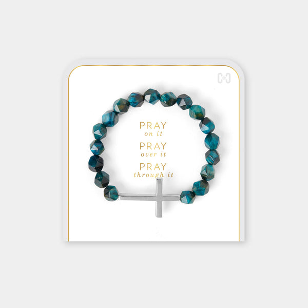 Pray on it, Pray over it, Pray through it Prayer Bracelet