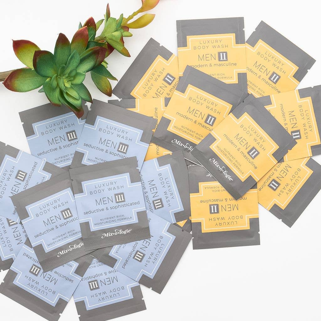 Body Wash Samples - Pack of 100 Assorted Scents: Men's Scents