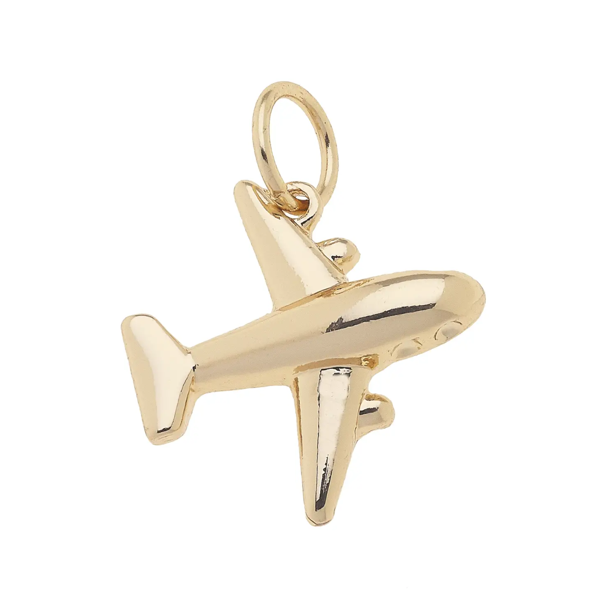 CANVAS STYLE CHARM BAR-Jet Setter Charm in Shiny Gold