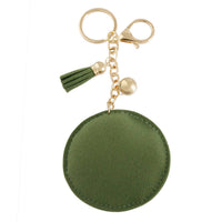 Alpha Kappa Alpha Pink Green Padded Sorority Keychain