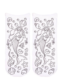 Mermaid Coloring Socks