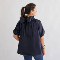 Ryan Bow Top: Black or Khaki
