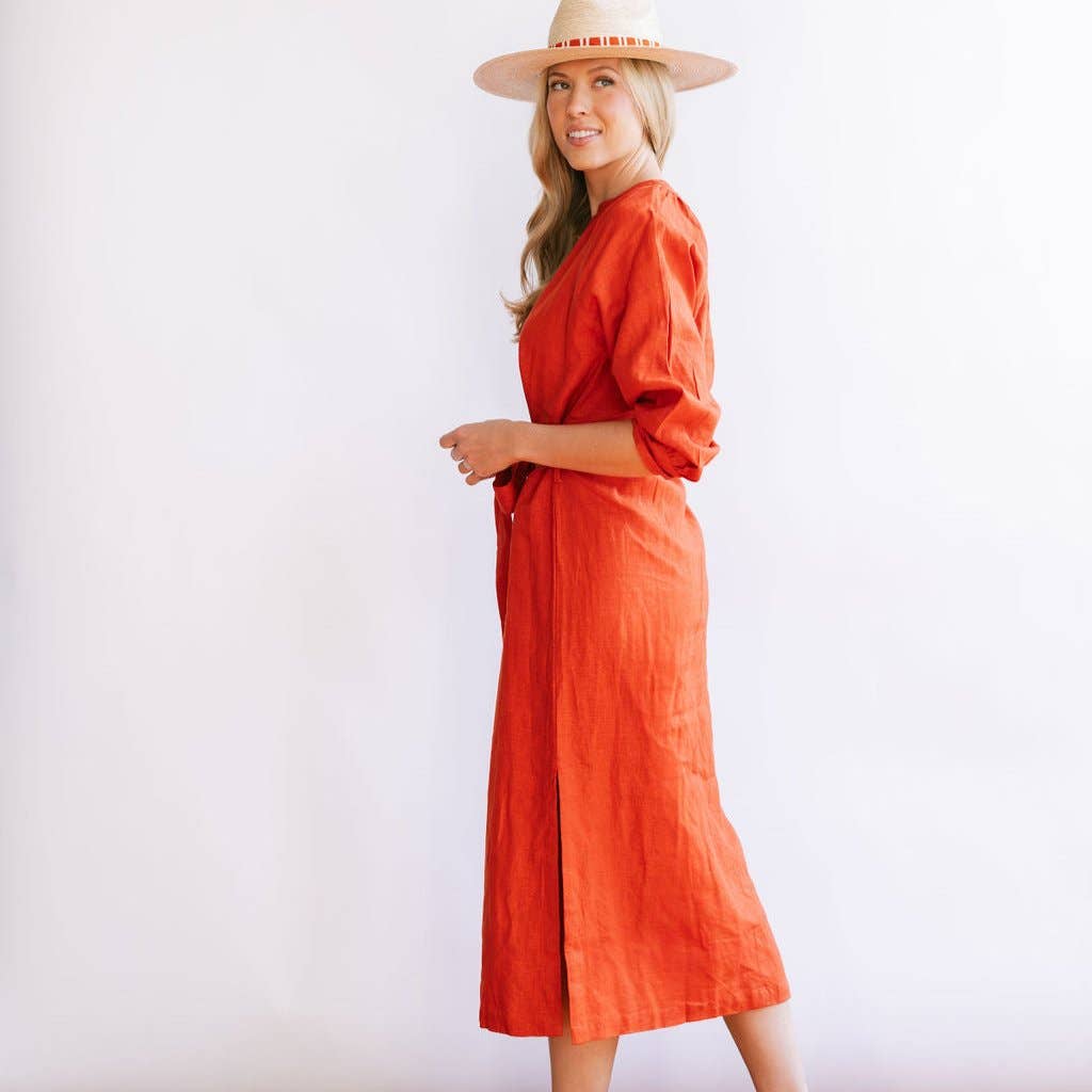 Red Tejate Dress: S