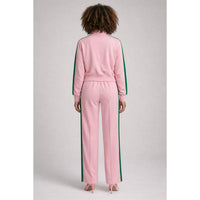 Midnight Stripe Luxe Track Set: BLACK / S-M-L-XL(2-2-2-2)
