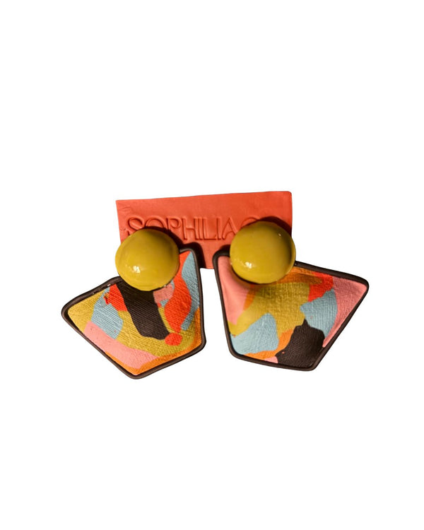 SOPHILIA CO. Handmade "Color Theory" Earrings