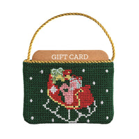 Mudpie Needlepoint Gift Card Pouch