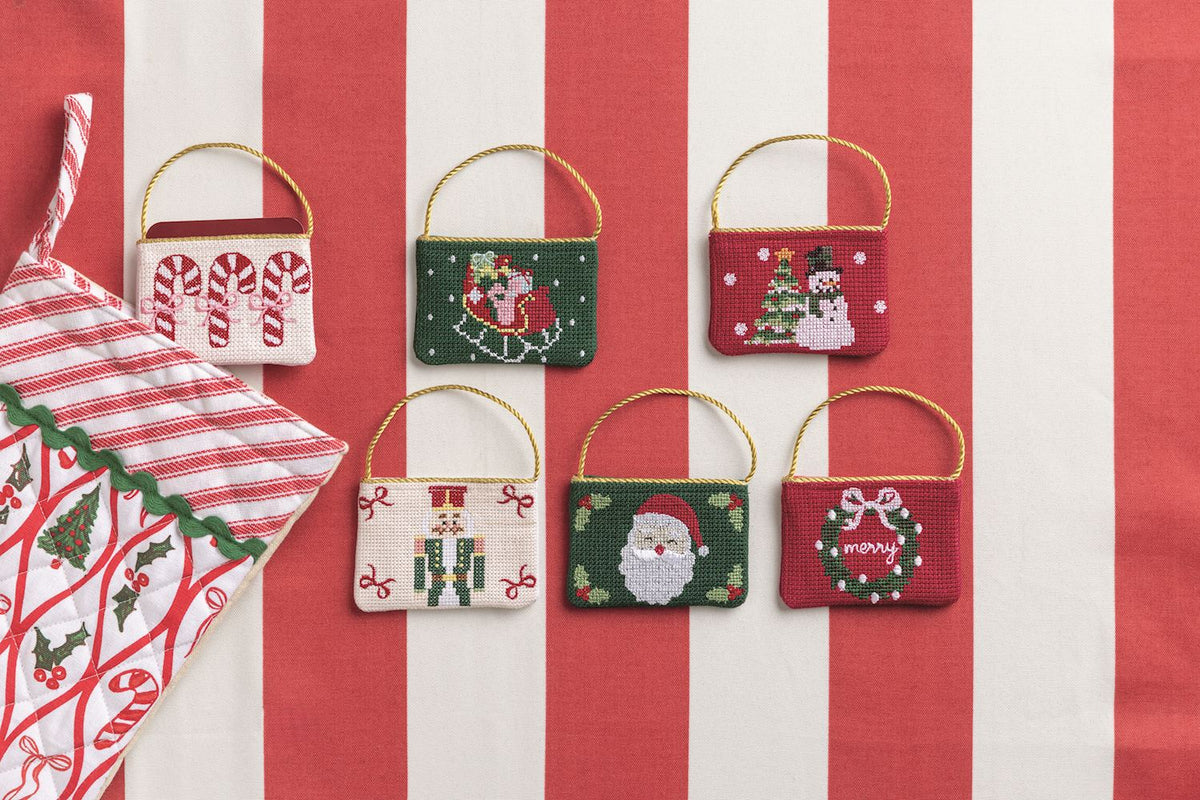 Mudpie Needlepoint Gift Card Pouch