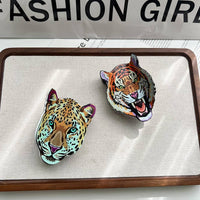 Tiger & Leopard Hair Claw–Wild Animal Acetate Clip