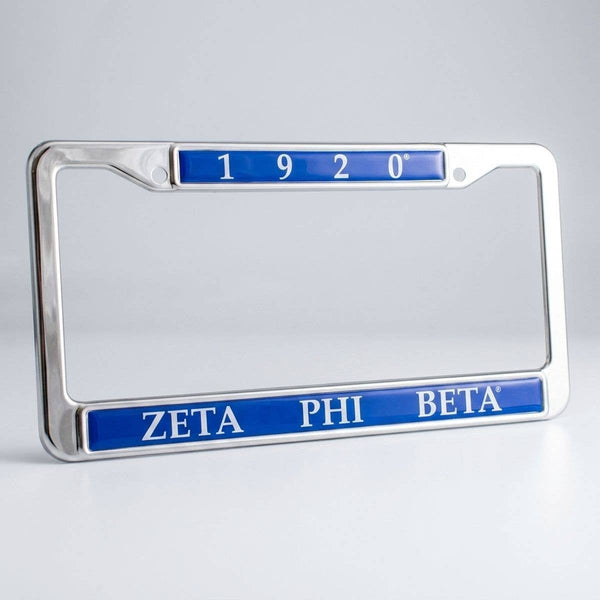 Zeta Phi Beta 1920 License Plate Frame