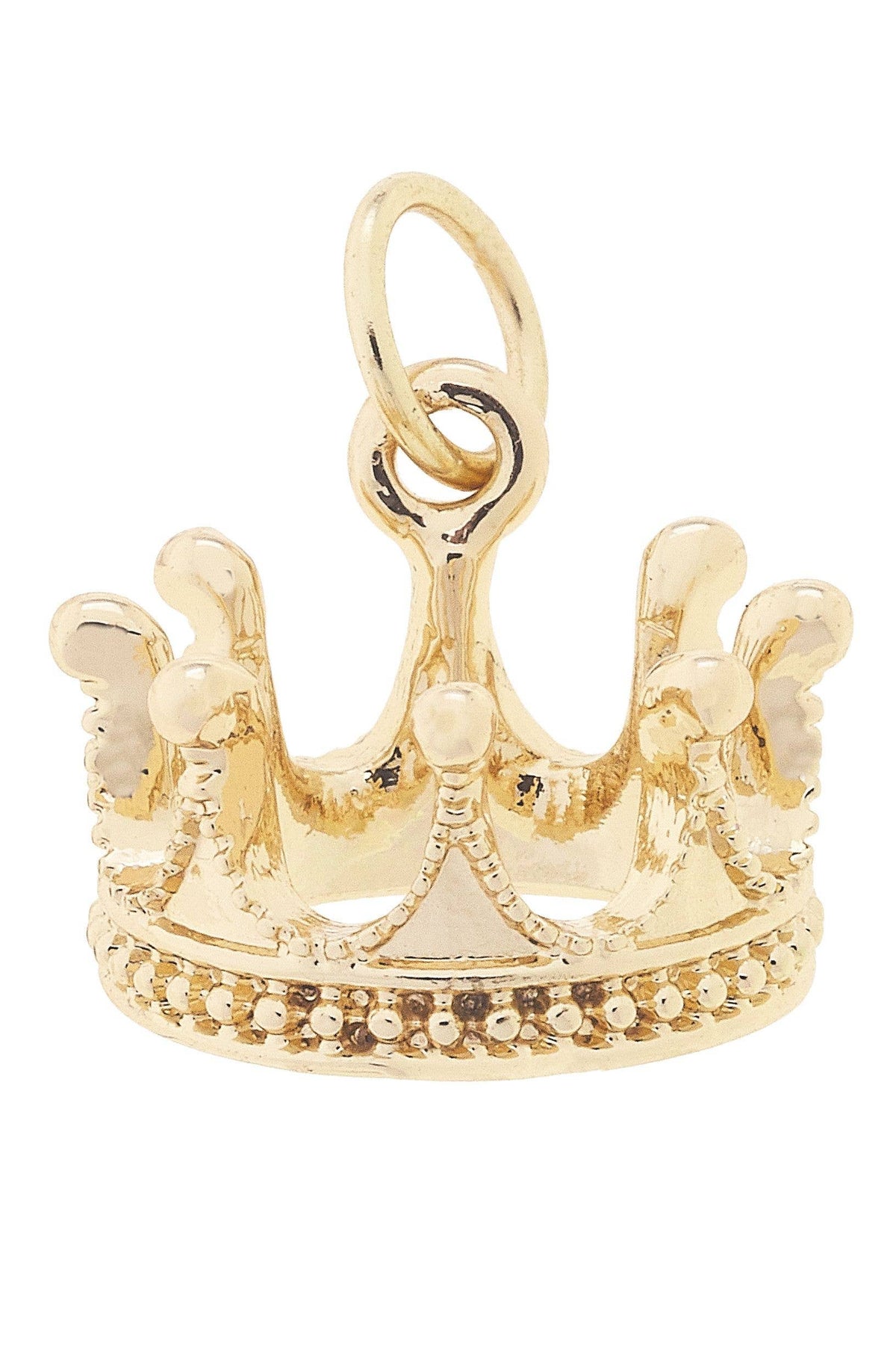 CANVAS STYLE CHARM BAR-Crown Charm in Shiny Gold