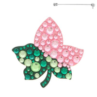 Aka Sorority Ivy Leaf Brooch Pin