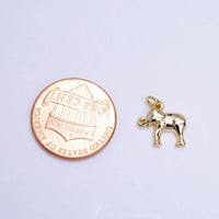 Mini Gold Elephant Charm AC-1398