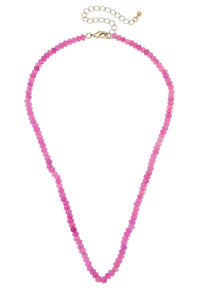 CANVAS STYLE CHARM BAR-Lucy Gemstone Beaded Multi-Charm Necklace Base