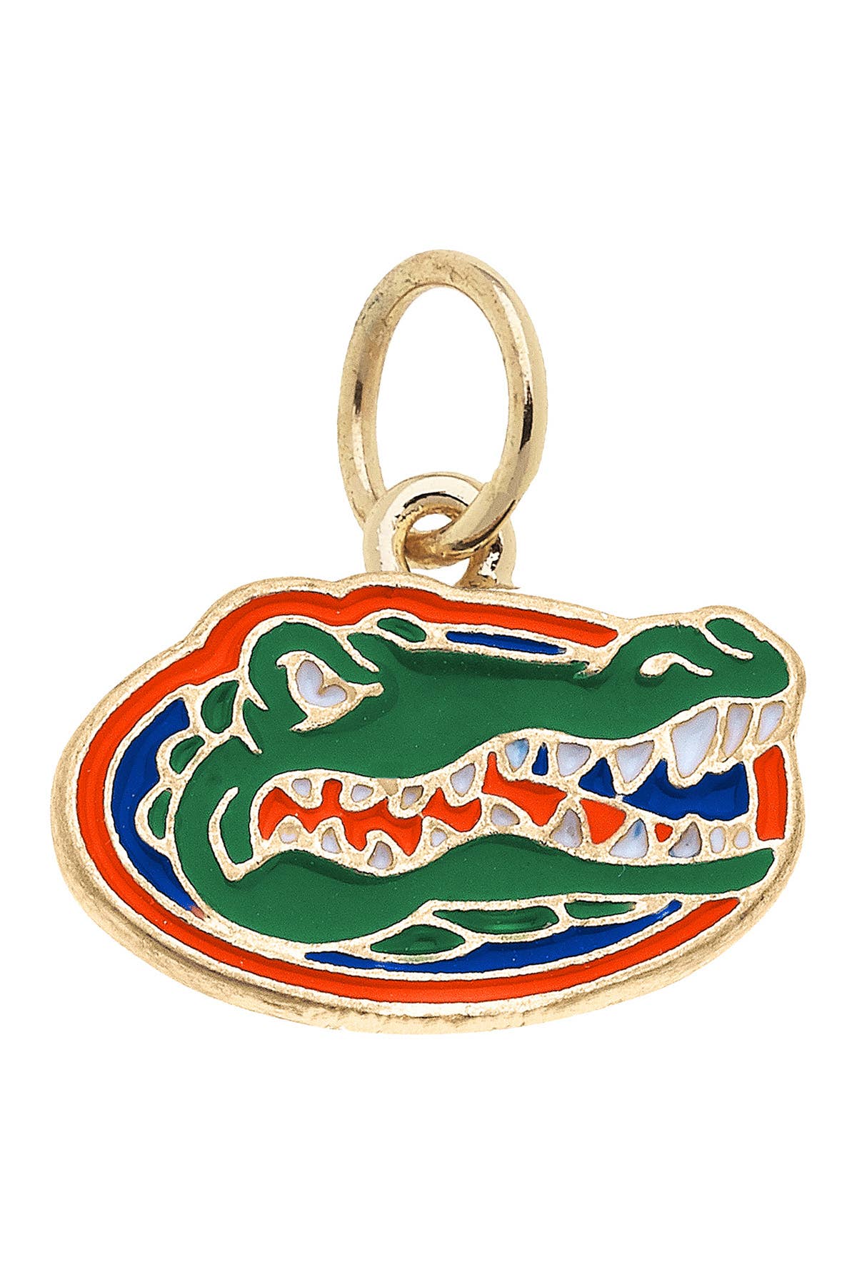 CANVAS STYLE CHARM BAR -  Florida Gators Enamel Logo Charm