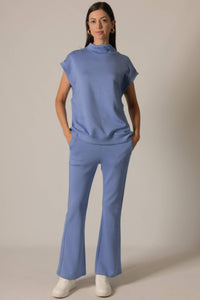P. CILL Butter Modal Fitted Flares: Cornflower Blue