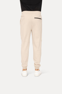 Derrick Sleek Knit Performance Joggers: LIGHT GREY