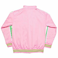 AKA Greek Apparel Pink Zip Up Track Jacket