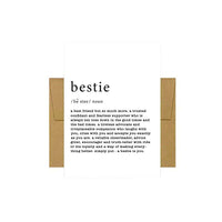 Bestie Defined Greeting Card