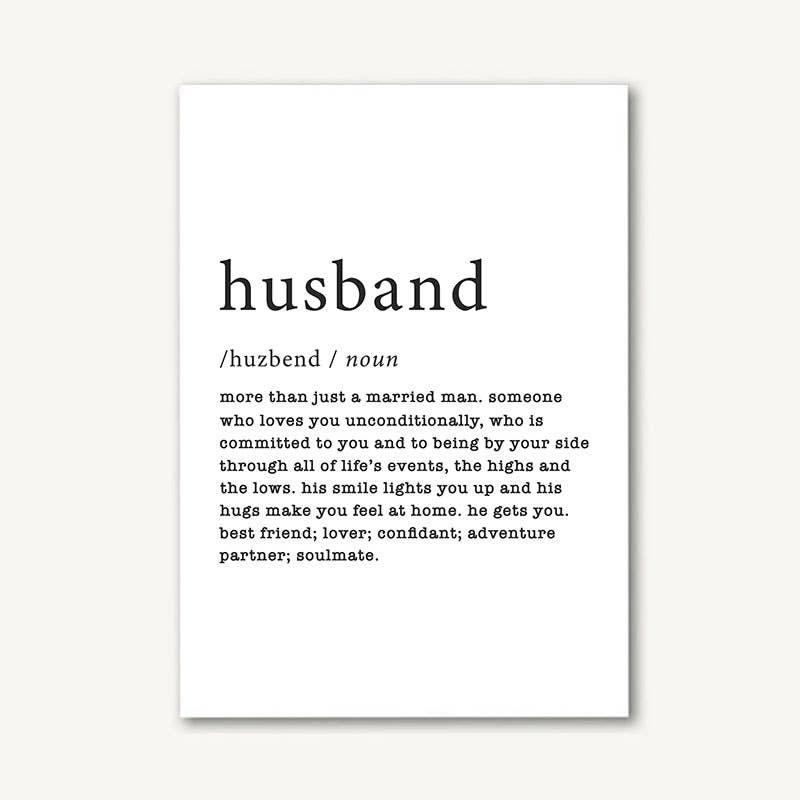 Husband Defined Greeting Card