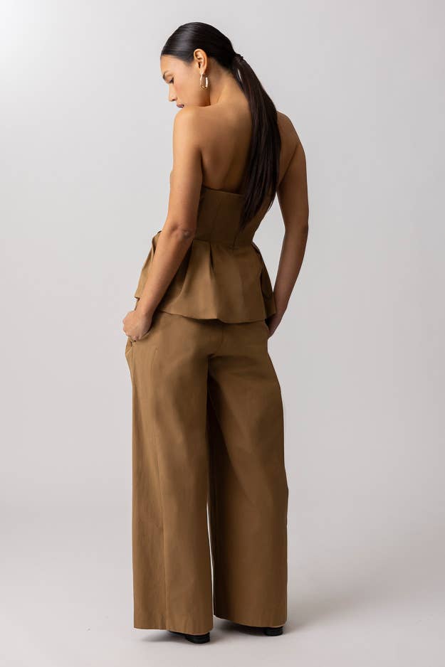 TOVE PANTS: MOCHA / L