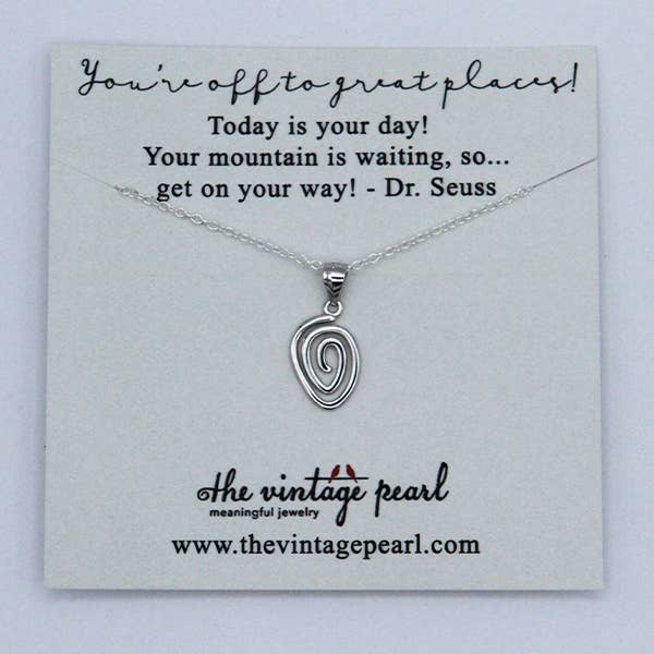 You're Off To Great Places! Necklace (sterling silver)