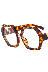 GEOMETRIC FRAME EYEGLASSES