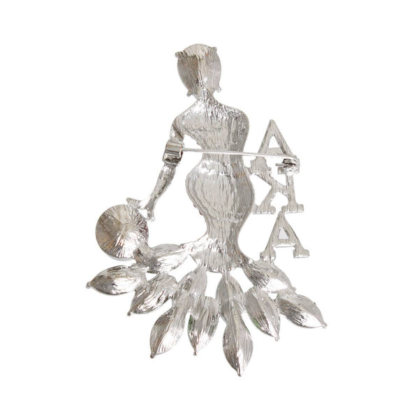 Pink Green Woman Sorority Pink