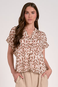 Heidi Top (Brown or Blue)