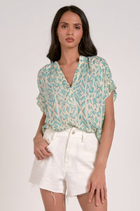 Heidi Top (Brown or Blue)
