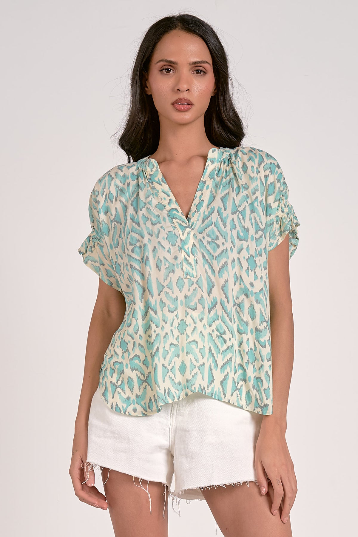 Heidi Top (Brown or Blue)