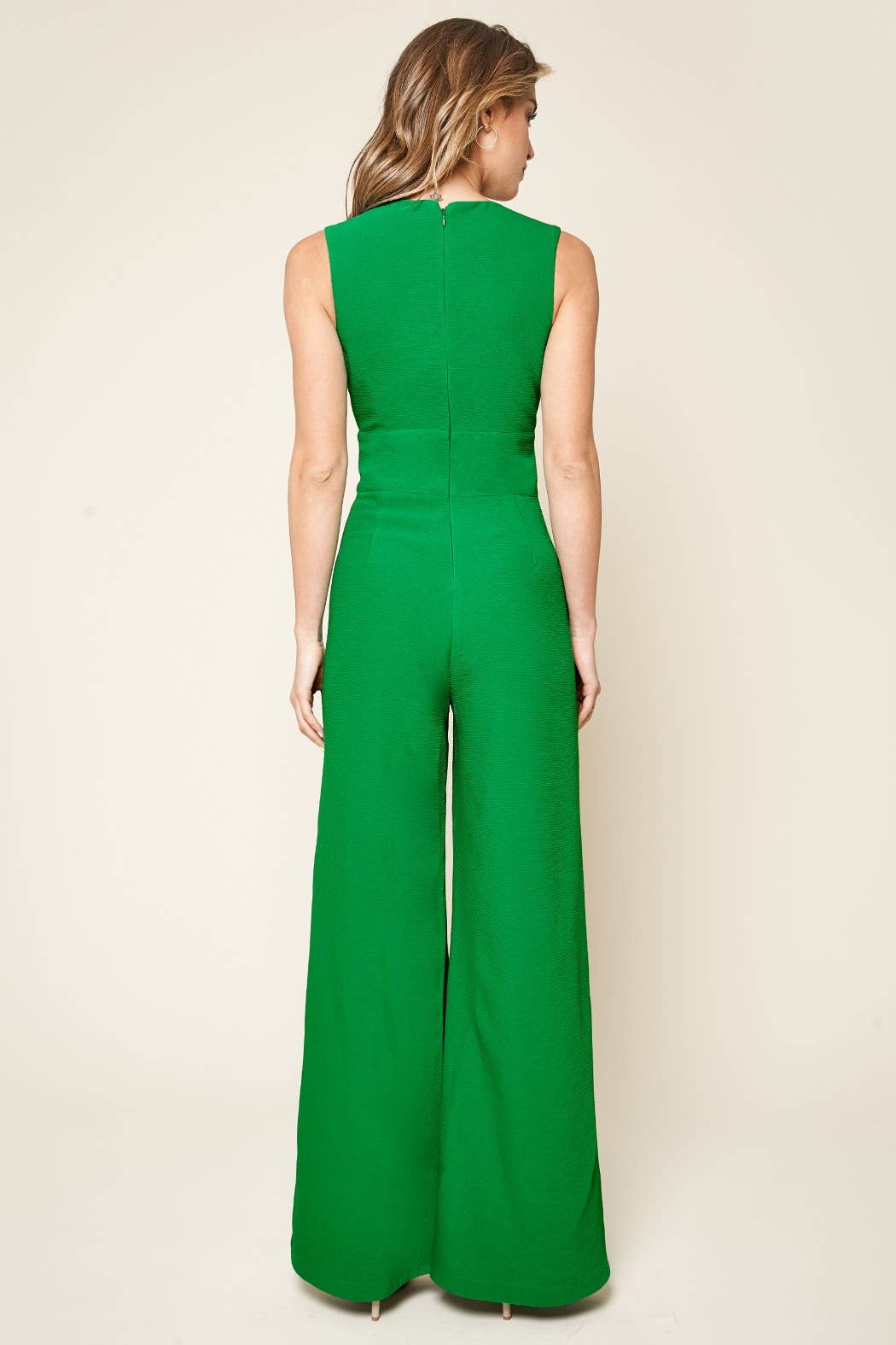 Klara Wide Leg Jumpsuit: Huntergreen or Fuschia