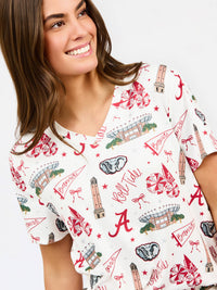 Women's Alli Pajama Pants Set | Alabama: XS