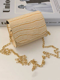 Chains Shiny Split-Joint Bags Crossbody Bags: GOLD / One_size