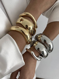 Geometric Bracelet Accessories: GOLD / A / One_size