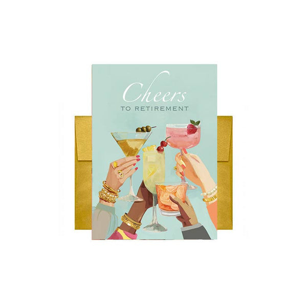 Cheers to Retirement Greeting Card