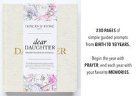 Dear Daughter Childhood Keepsake Book | Mother's Day Gift: Pink