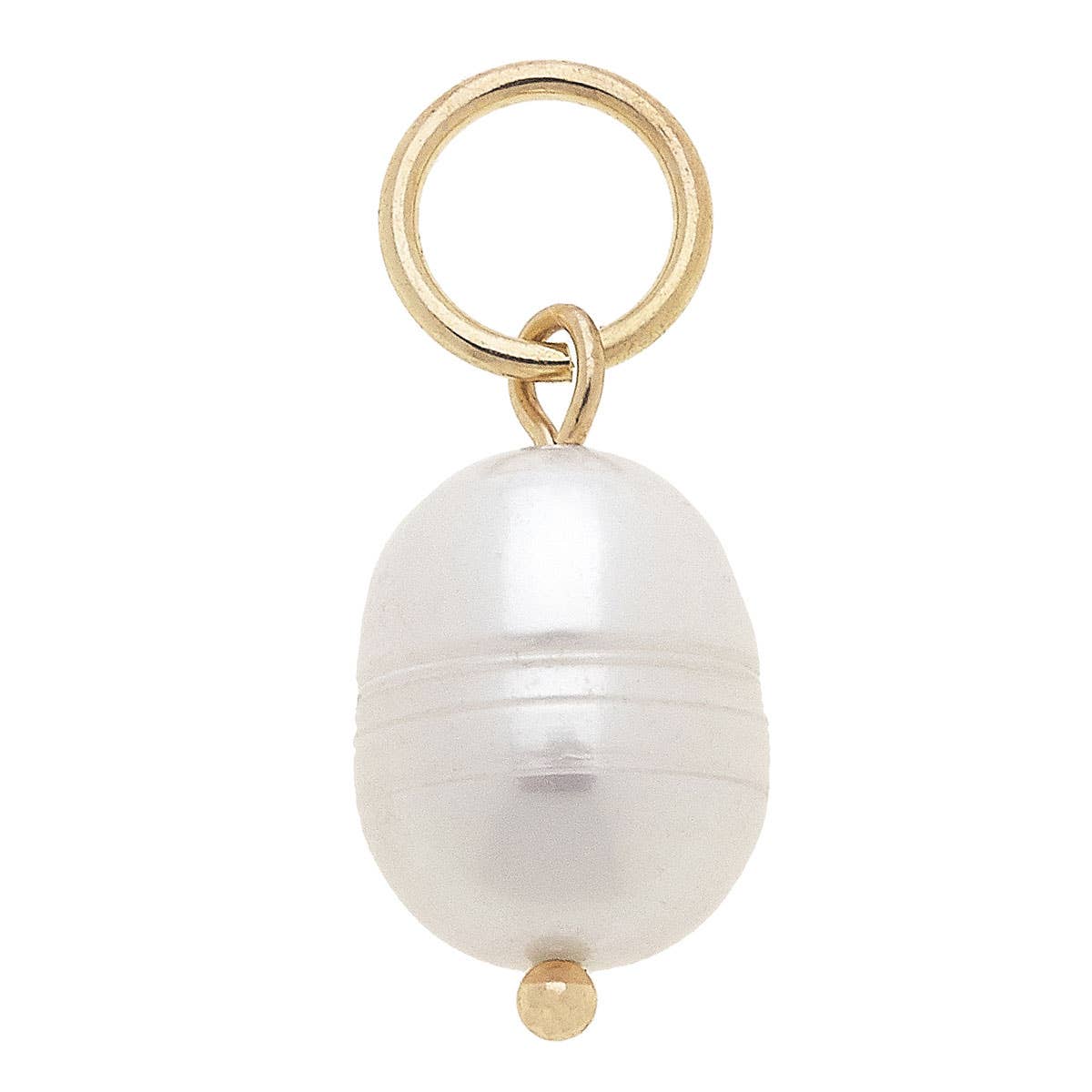 CANVAS STYLE CHARM BAR - Baroque Pearl Charm in Ivory