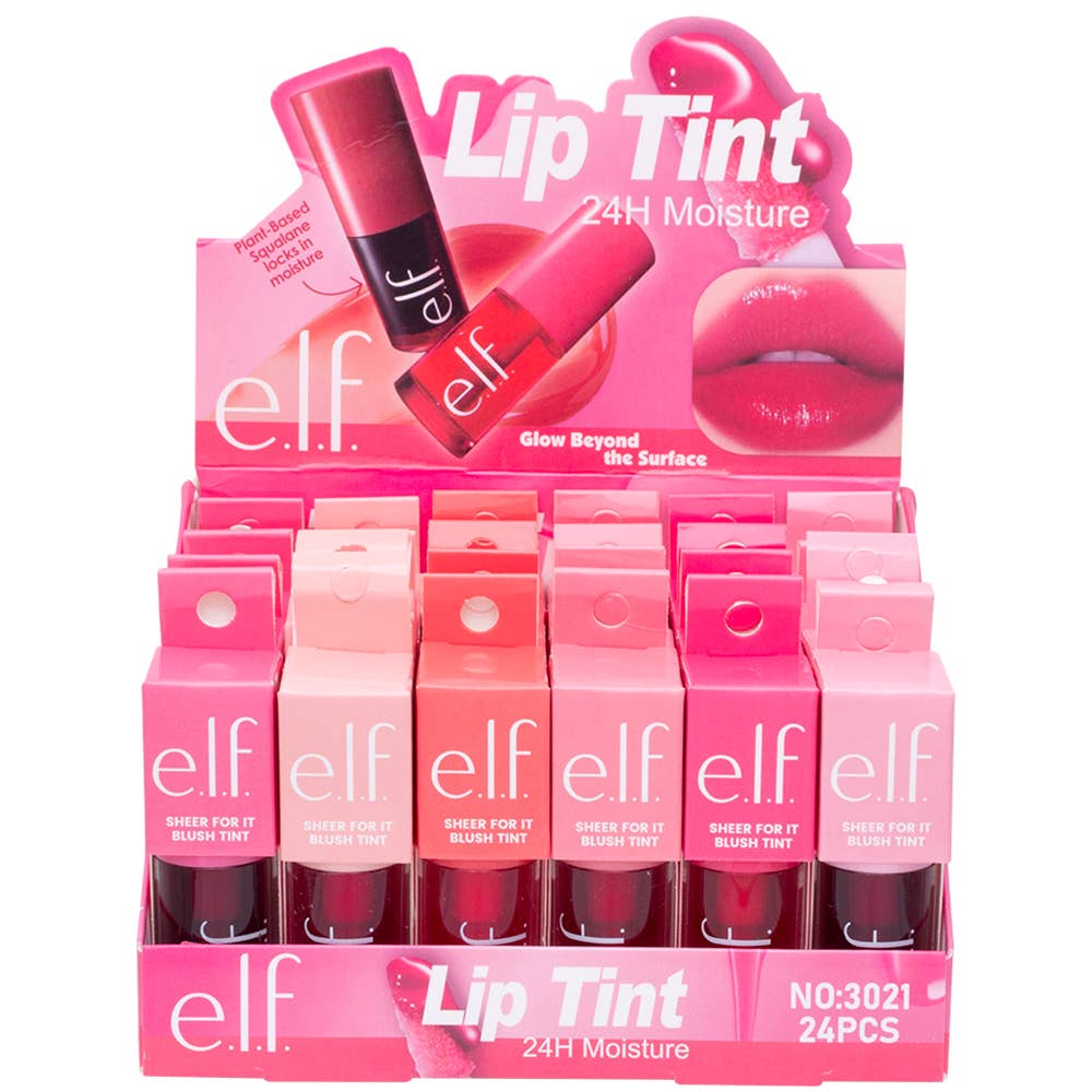 ELF 24H MOISTURE LIP TINT  24 UNITS , 3021: -