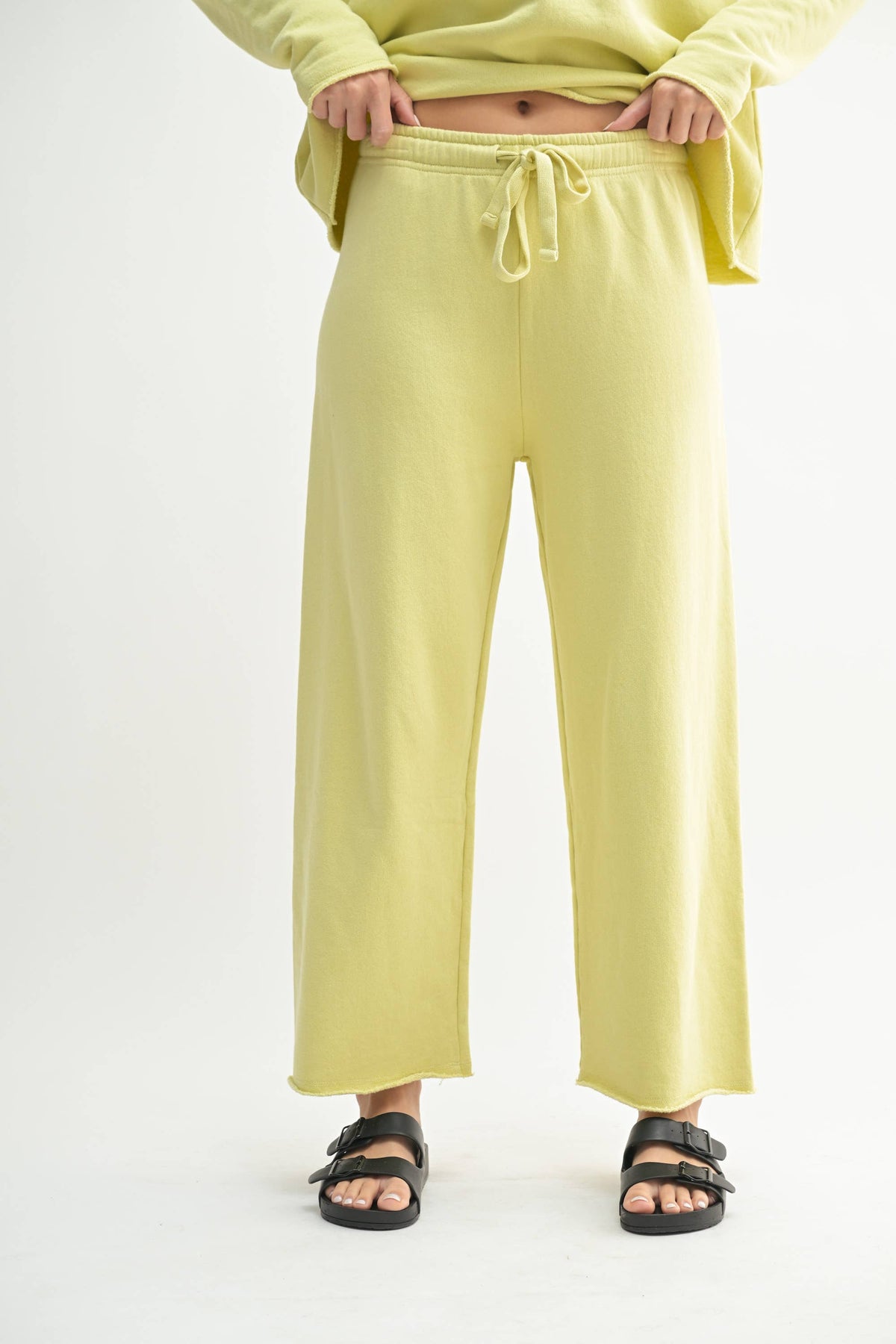 Malibu Wide-Leg Fleece Pants: SHADOW / S:M:L (2:2:2)