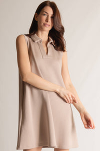 P. CILL Butter Modal Sleeveless Tennis Dress: Lemon Grass / Small