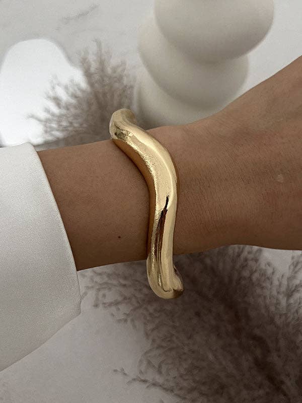 Geometric Bracelet Accessories: GOLD / B / One_size