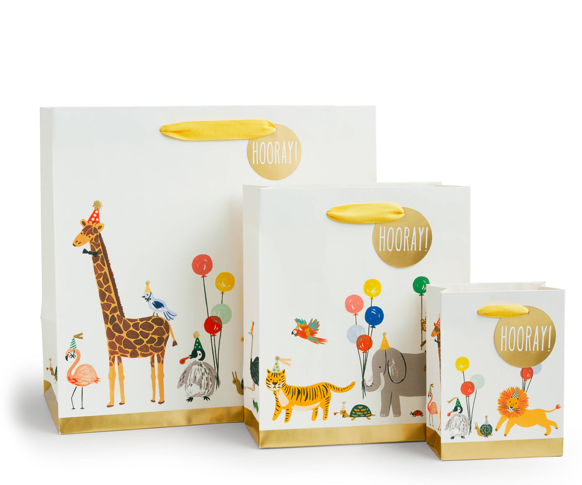 Party Animals Gift Bag:  Small or Medium