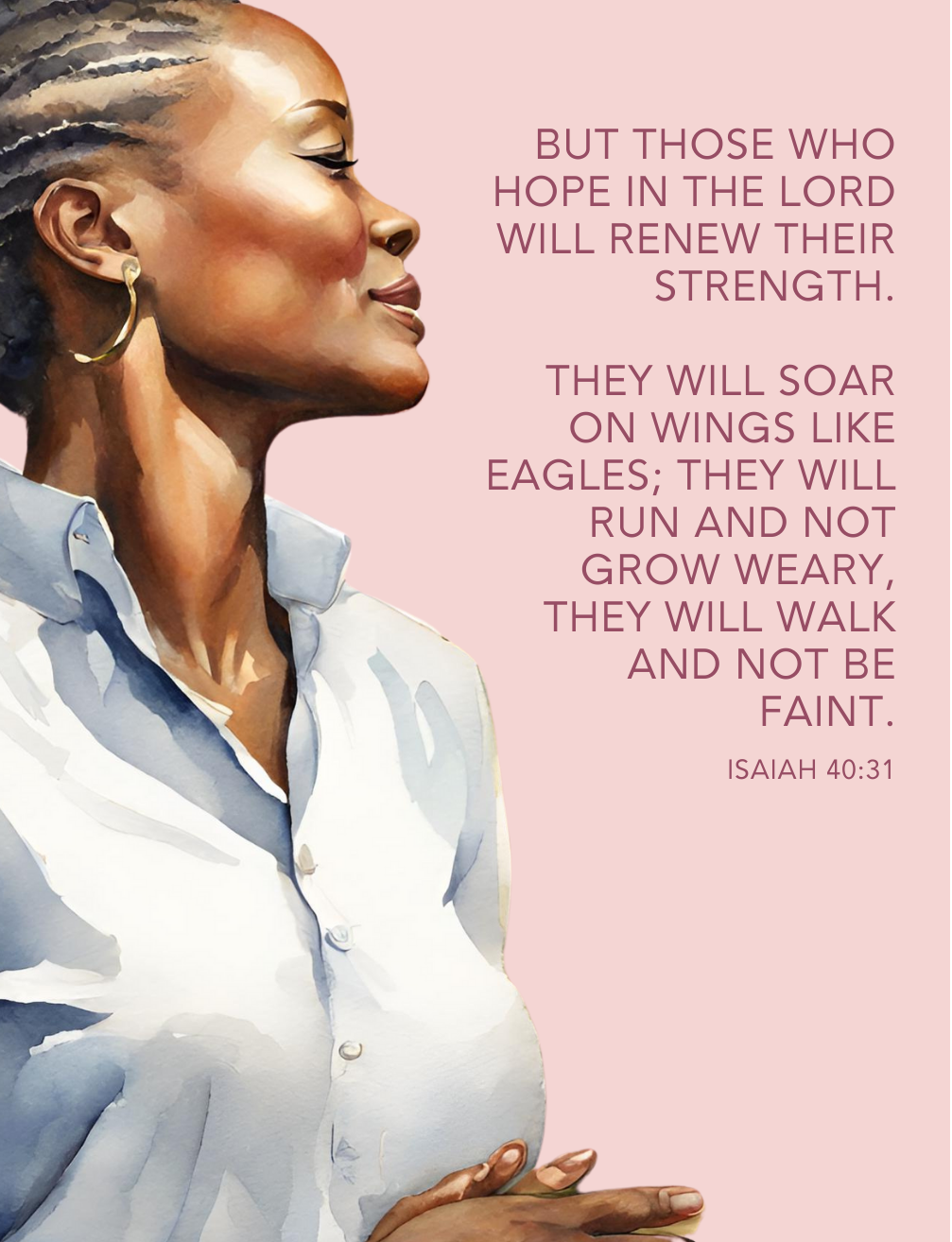 Isaiah 40:31 | Greeting Card | Bible Verse | Christian
