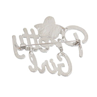 AKA Sorority Pretty Girl Pink Pearl Pin